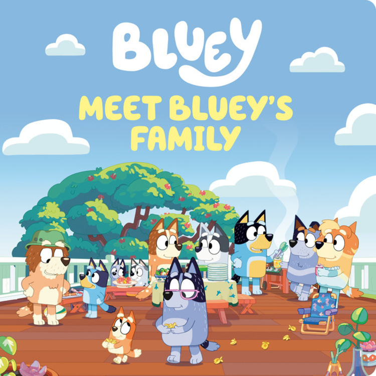 PENGUIN RANDOM HOUSE BLUEY MEET BLUEY'S FAMILY BOARD BOOK