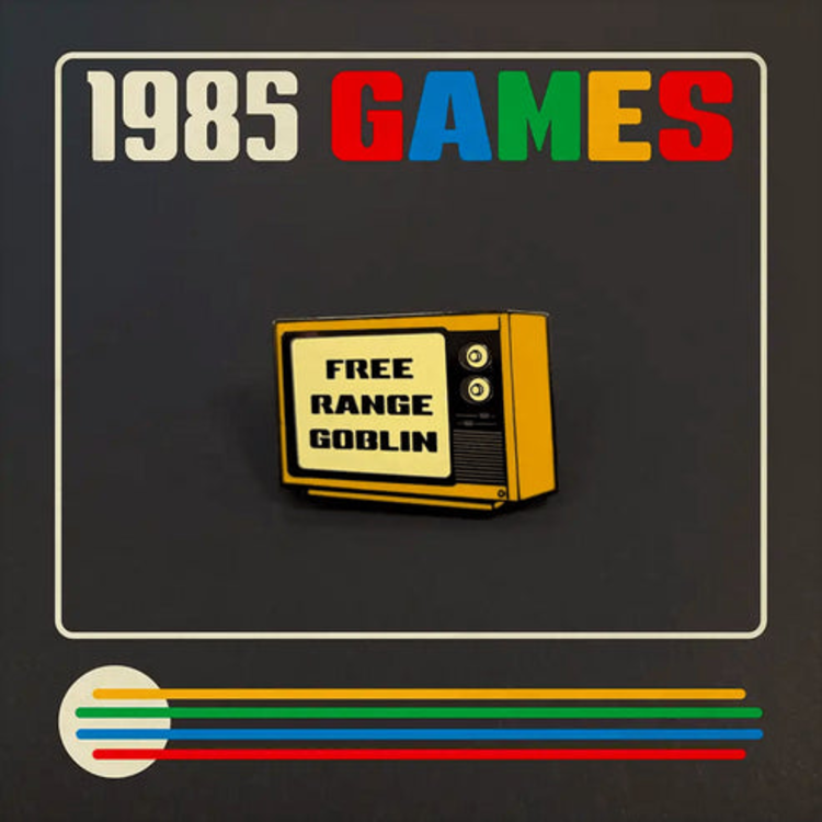 1985 GAMES FREE RANGE GOBLIN PIN