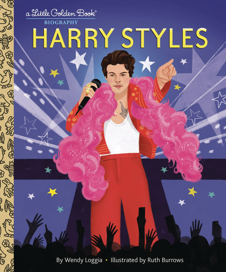 GOLDEN BOOKS HARRY STYLES A LITTLE GOLDEN BOOK BIOGRAPHY