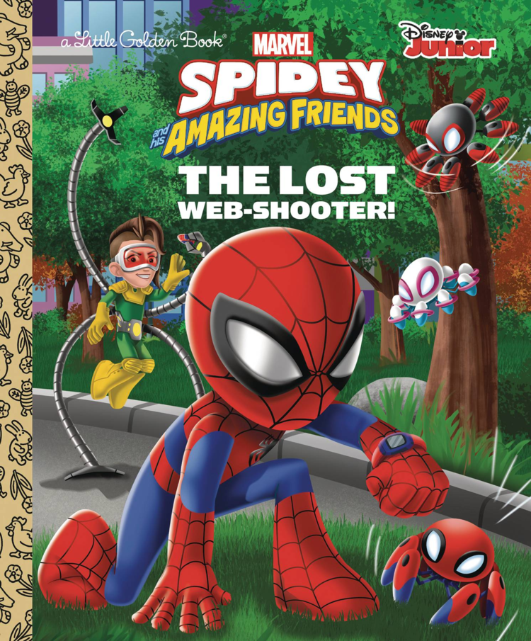 GOLDEN BOOKS SPIDEY & HIS AMAZING FRIENDS THE LOST WEB-SHOOTER LITTLE GOLDEN BOOK