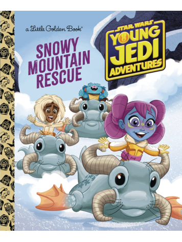 GOLDEN BOOKS STAR WARS YOUNG JEDI ADVENTURES SNOWY MOUNTAIN RESCUE LITTLE GOLDEN BOOK