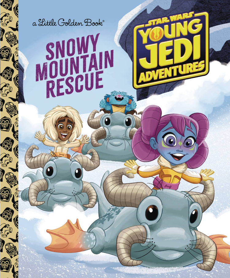 GOLDEN BOOKS STAR WARS YOUNG JEDI ADVENTURES SNOWY MOUNTAIN RESCUE LITTLE GOLDEN BOOK