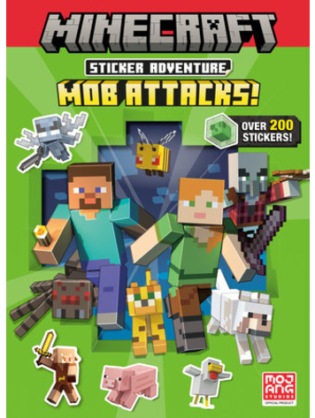 PENGUIN RANDOM HOUSE MINECRAFT STICKER ADVENTURE MOB ATTACKS! TP