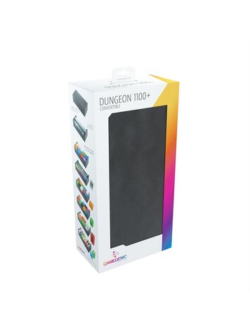GAMEGENIC GAMEGENIC DUNGEON 1100+ CONVERTIBLE DECK BOX BLACK