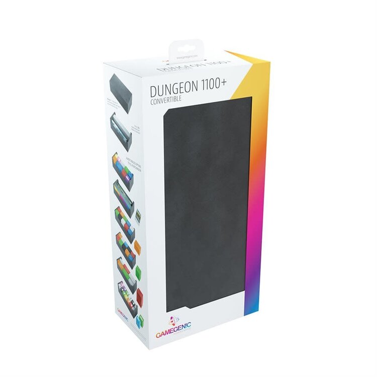 GAMEGENIC GAMEGENIC DUNGEON 1100+ CONVERTIBLE DECK BOX BLACK