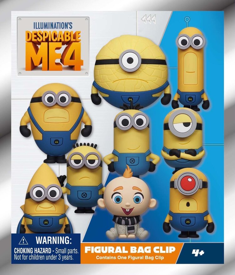 MONOGRAM PRODUCTS DESPICABLE ME 4 FOAM BAG CLIP BMB