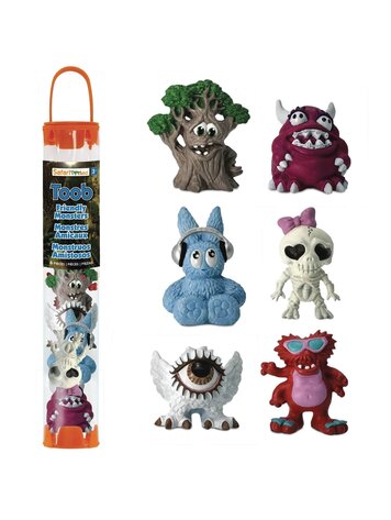 FRIENDLY MONSTERS 6PC FIGURINE TOOB