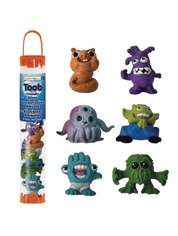 FRIENDLY ALIENS 6PC FIGURINE TOOB