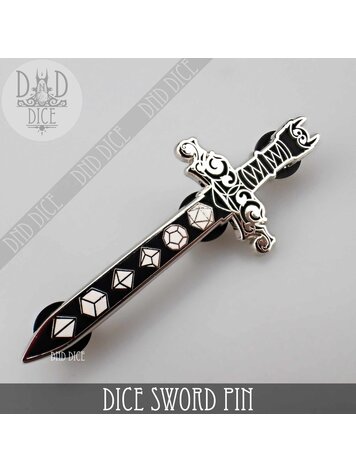 DND DICE DICE SWORD PIN