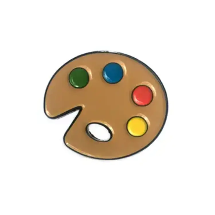 KOLORSPUN ENAMEL PIN - ARTIST PAINT PALETTE