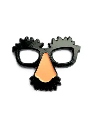 KOLORSPUN ENAMEL PIN - GROUCHO GLASSES