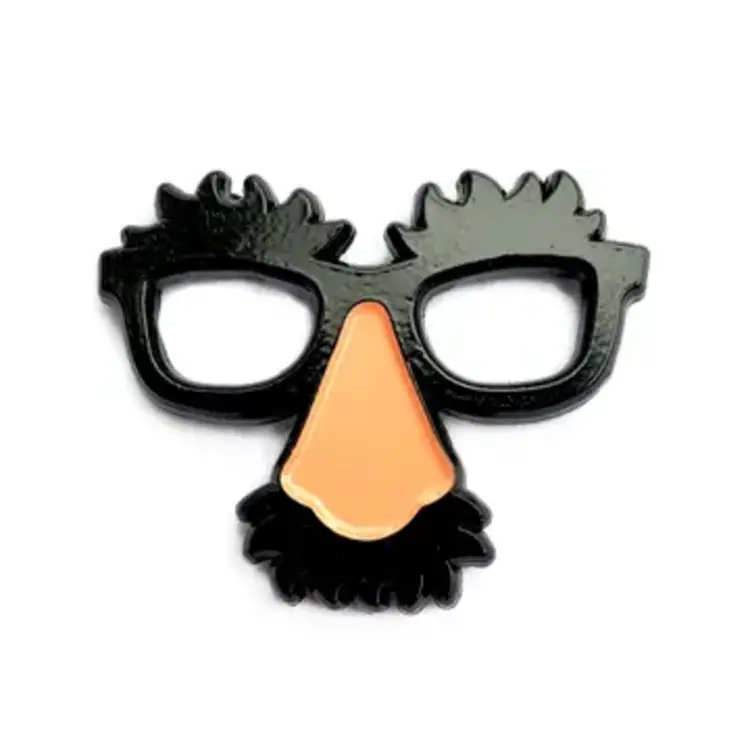 KOLORSPUN ENAMEL PIN - GROUCHO GLASSES
