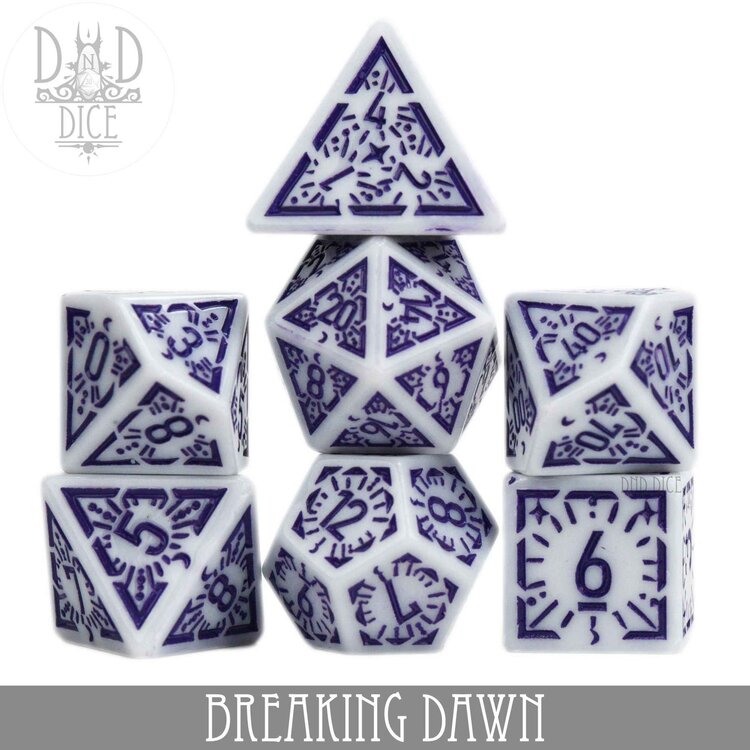 DND DICE BREAKING DAWN DICE SET