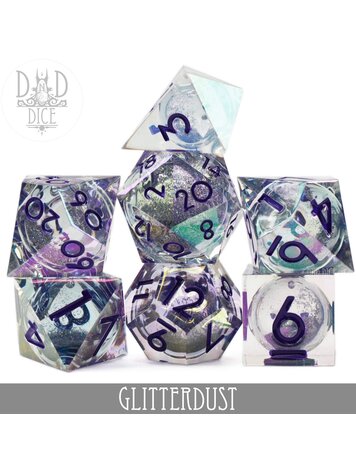 DND DICE GLITTERDUST LIQUID CORE DICE SET
