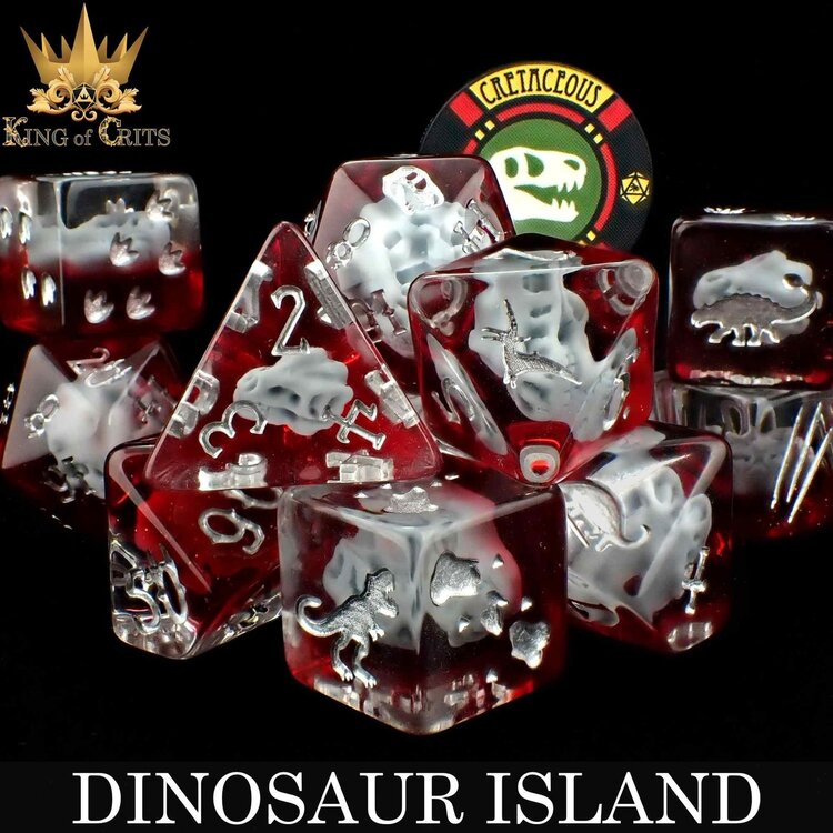 DND DICE DINOSAUR ISLAND - 11 DICE SET