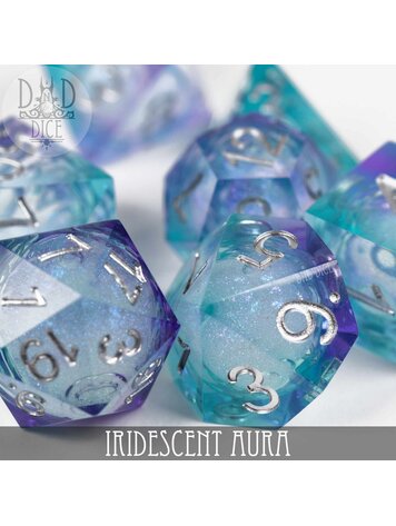 DND DICE IRIDESCENT AURA LIQUID CORE DICE SET