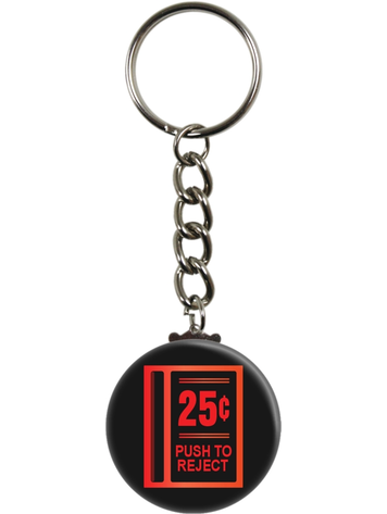 KEYCHAIN - ARCADE GAME 25 CENT COIN SLOT