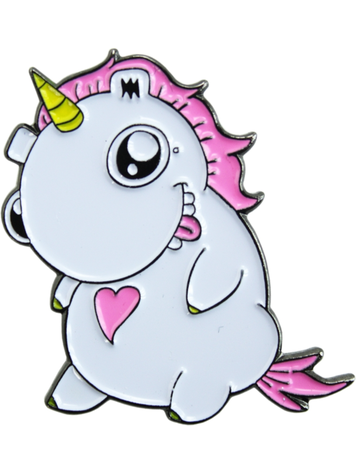 ENAMEL PIN - CHUBBY UNICORN