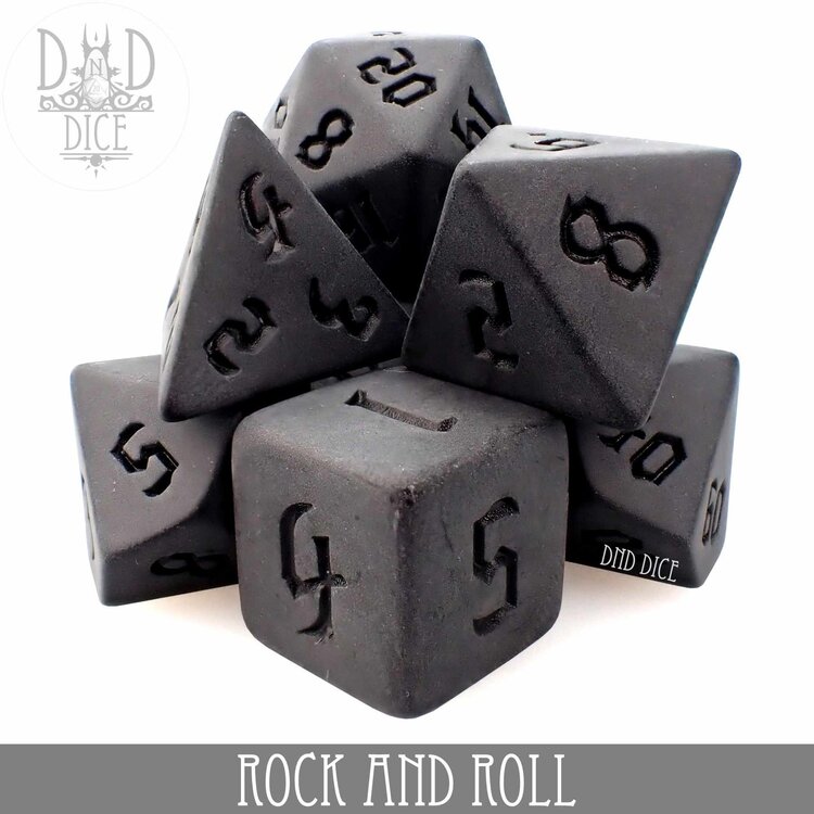 DND DICE ROCK AND ROLL DICE SET