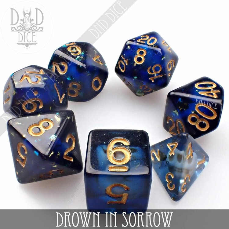 DND DICE DROWN IN SORROW DICE SET