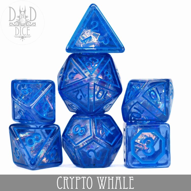 DND DICE CRYPTO WHALE DICE SET
