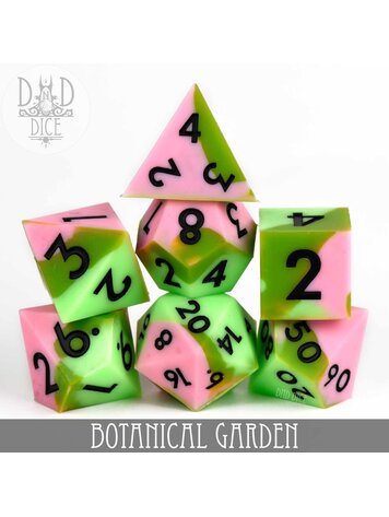 DND DICE BOTANICAL GARDEN SILICONE DICE SET