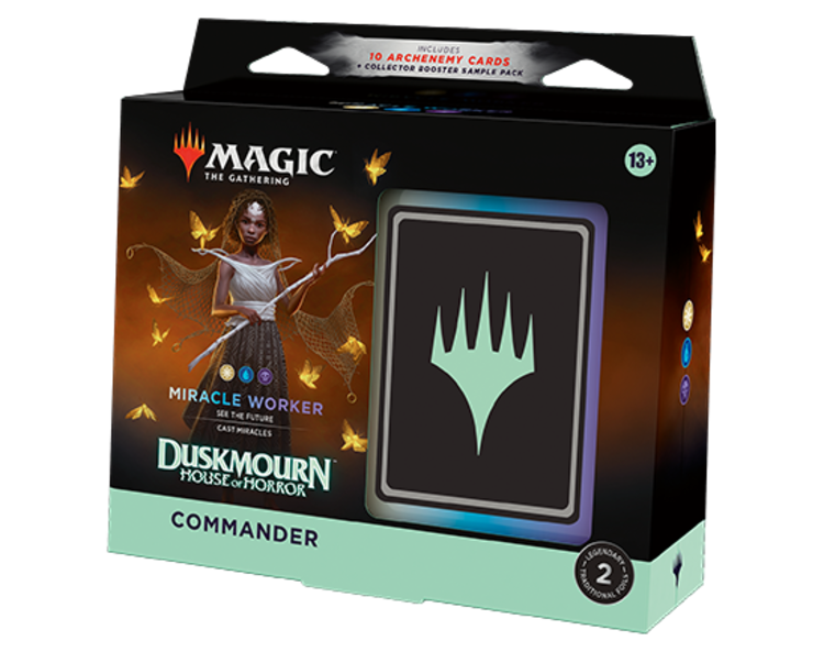 WIZARDS OF THE COAST MTG DUSKMOURN HOUSE OF HORROR - COMMANDER DECK - MIRACLE WORKER