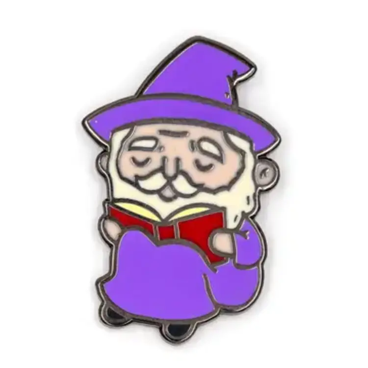 THESE ARE THINGS ENAMEL PIN - READING WIZARD