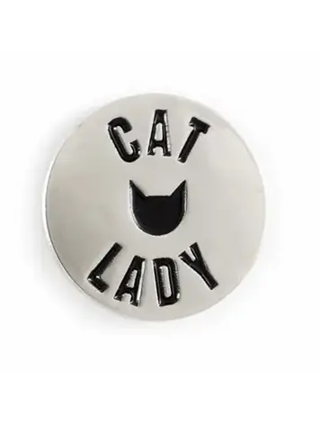 THESE ARE THINGS ENAMEL PIN - CAT LADY