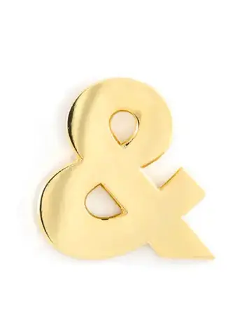 THESE ARE THINGS ENAMEL PIN - AMPERSAND
