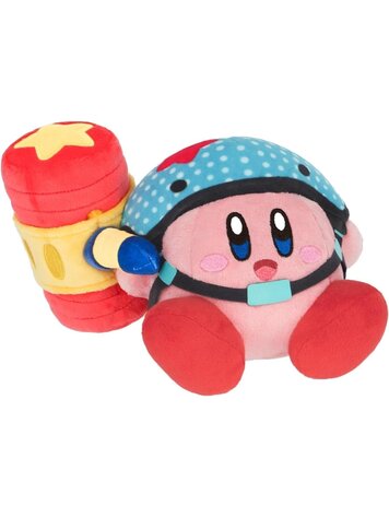 LITTLE BUDDY KIRBY AND THE FORGOTTEN LAND TOY HAMMER KIRBY 4" PLUSH