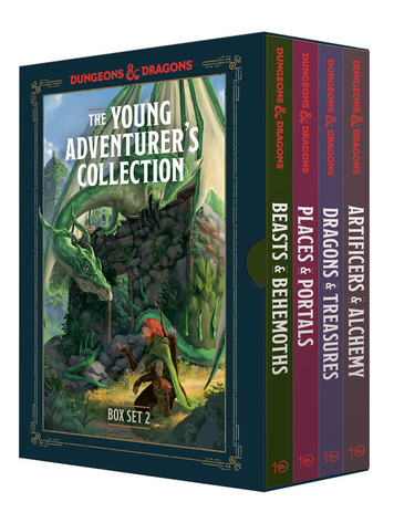TEN SPEED PRESS D&D YOUNG ADVENTURERS COLLECTION HC 4 BOOK BOX SET VOL 02