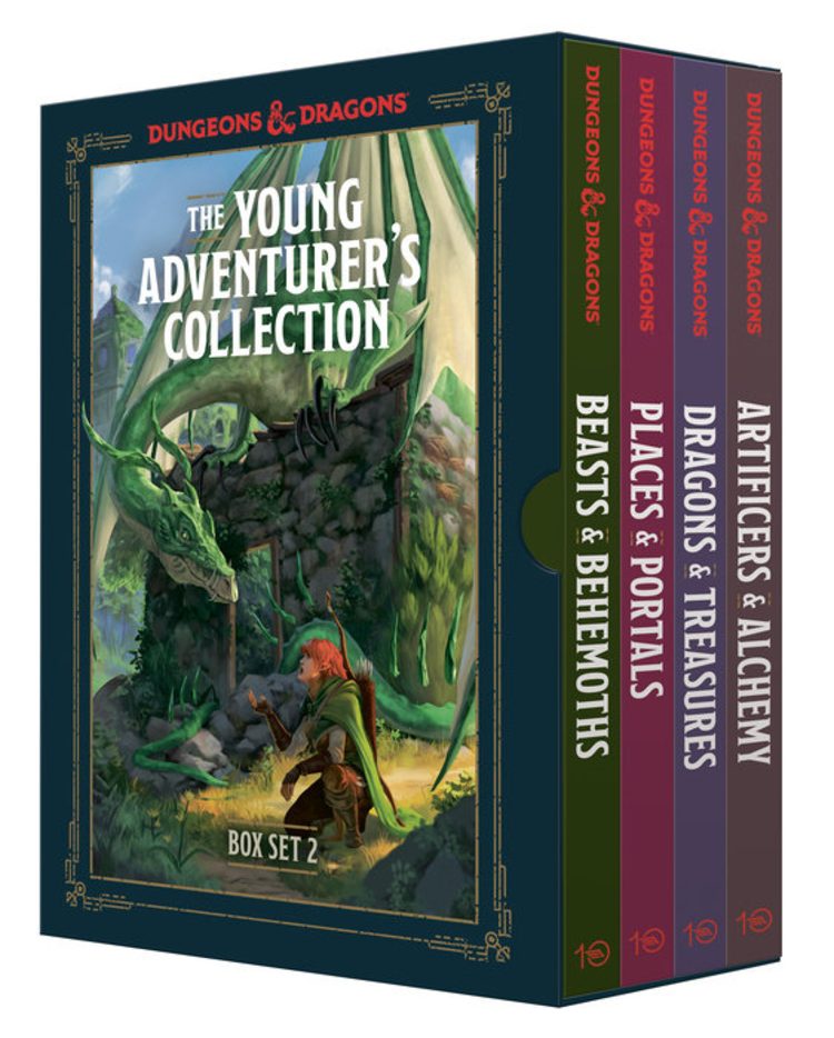 TEN SPEED PRESS D&D YOUNG ADVENTURERS COLLECTION HC 4 BOOK BOX SET VOL 02