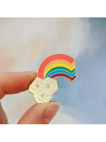 END OF THE RAINBOW- HARD ENAMEL PIN
