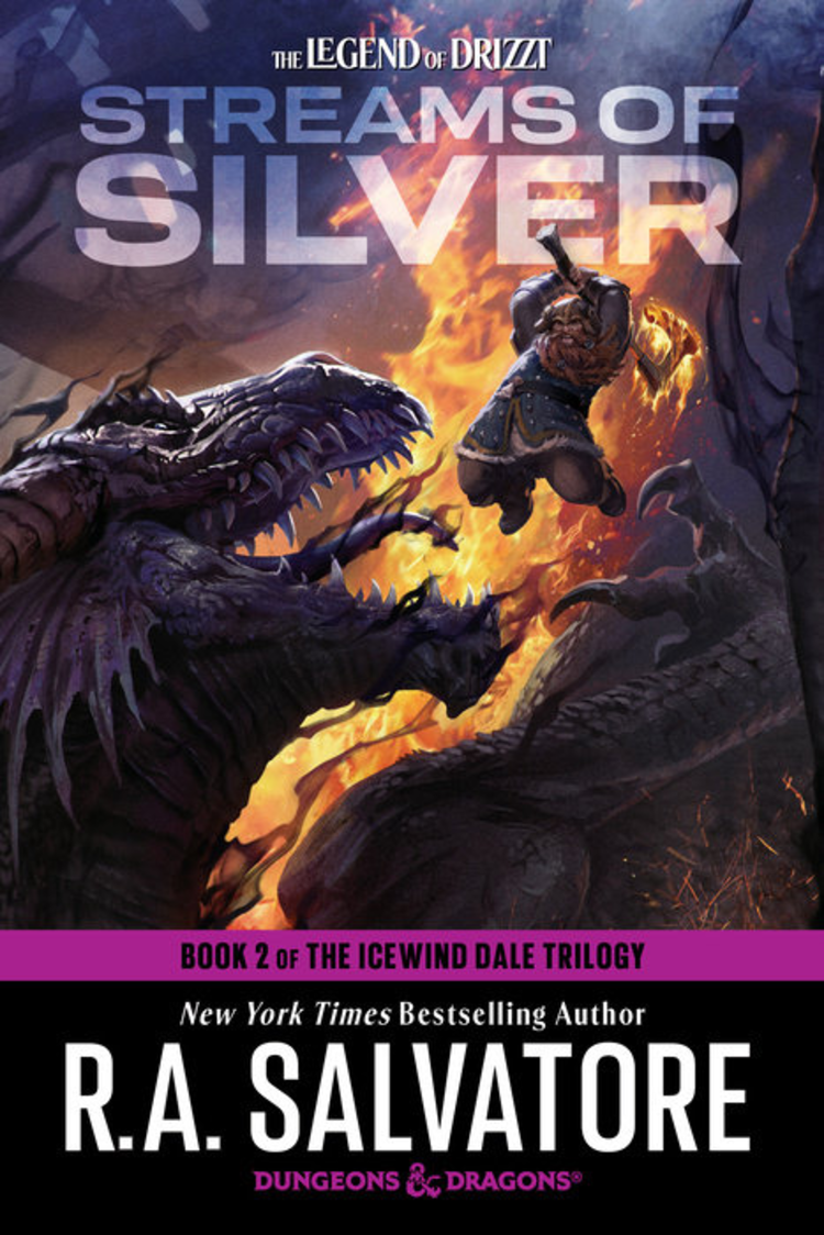 PENGUIN RANDOM HOUSE DUNGEONS & DRAGONS THE LEGEND OF DRIZZT STREAMS OF SILVER SC NOVEL THE ICEWIND DALE TRILOGY BOOK 2