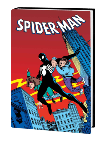 MARVEL COMICS SPIDER-MAN THE COMPLETE BLACK COSTUME SAGA OMNIBUS HC RON FRENZ COVER