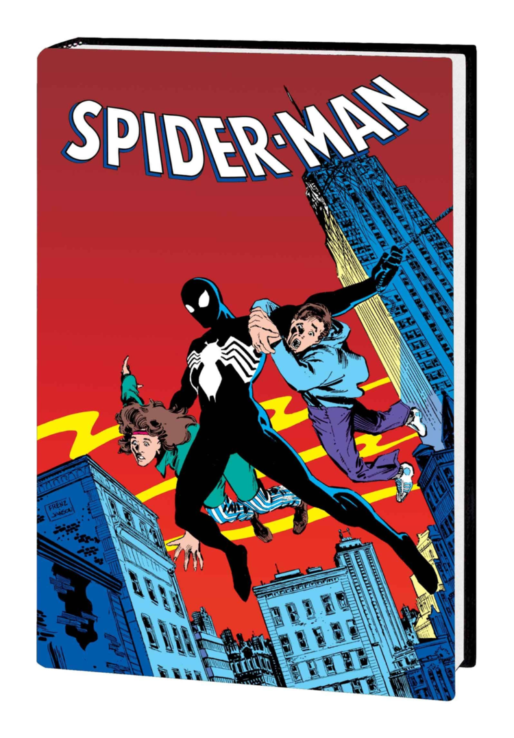 MARVEL COMICS SPIDER-MAN THE COMPLETE BLACK COSTUME SAGA OMNIBUS HC RON FRENZ COVER