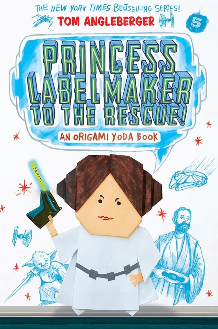 AMULET BOOKS PRINCESS LABEL MAKER TO THE RESCUE ORIGAMI YODA BOOK 05