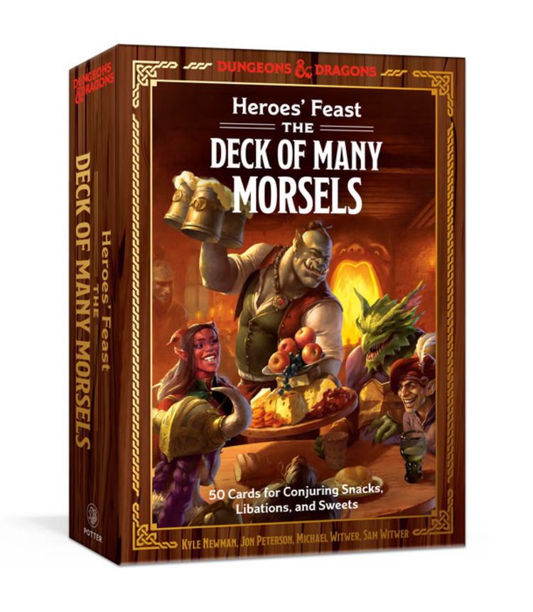 CLARKSON POTTER DUNGEONS & DRAGONS HEROES' FEAST THE DECK OF MANY MORSELS