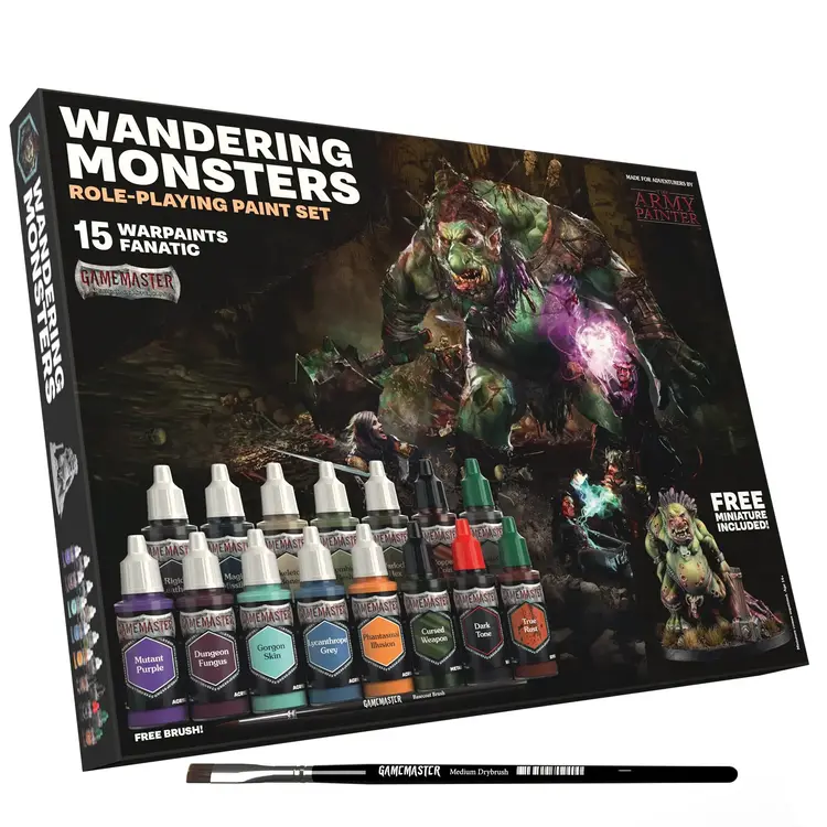 THE ARMY PAINTER ARMY PAINTER WANDERING MONSTERS ROLE-PLAYING PAINT SET