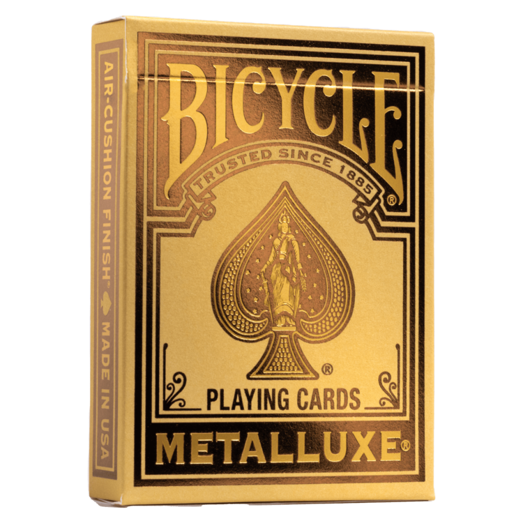 BICYCLE PLAYING CARDS - METALLUXE GOLD