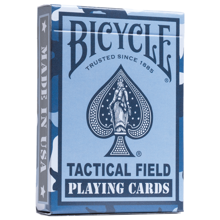BICYCLE PLAYING CARDS - TACTICAL FIELD (NAVY)