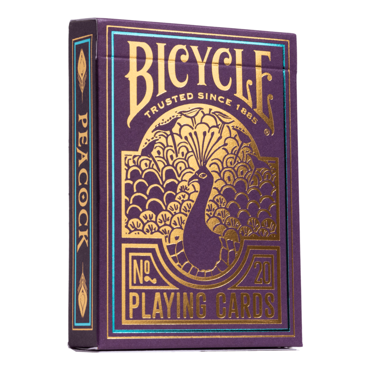 BICYCLE PLAYING CARDS - PURPLE PEACOCK