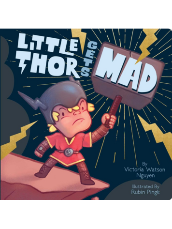 SIMON & SCHUSTER LITTLE THOR GETS MAD  BOARD BOOK