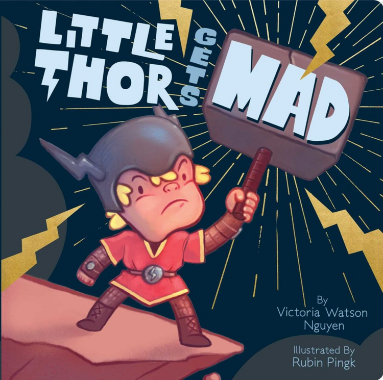 SIMON & SCHUSTER LITTLE THOR GETS MAD  BOARD BOOK