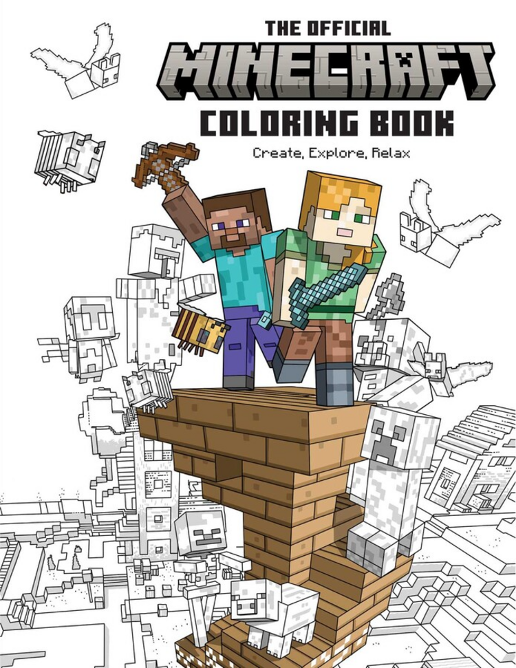 INSIGHT EDITIONS MINECRAFT OFFICIAL COLORING BOOK