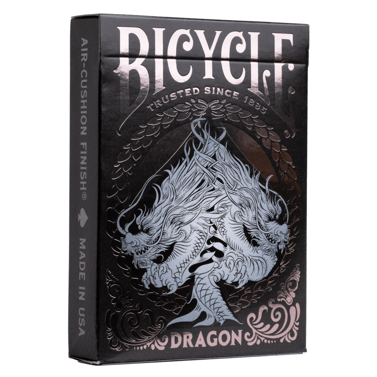 BICYCLE PLAYING CARDS - DRAGON BLACK