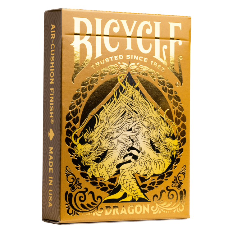 BICYCLE PLAYING CARDS - DRAGON GOLD