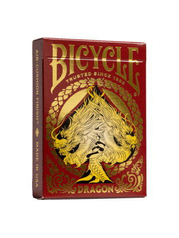 BICYCLE PLAYING CARDS - DRAGON RED