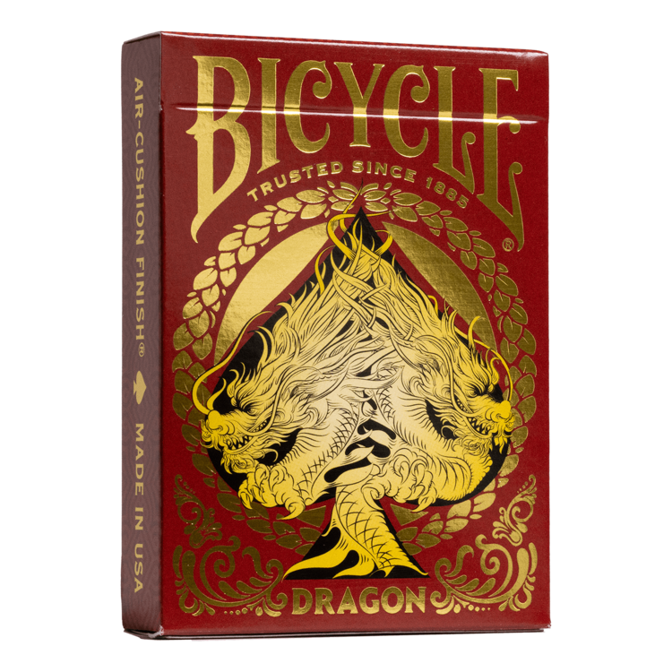 BICYCLE PLAYING CARDS - DRAGON RED